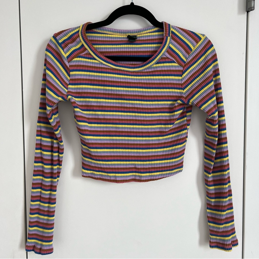 Striped Crop Top